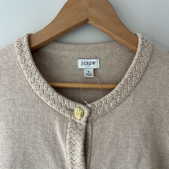 J. Crew Cardigan Sweater in Camel Size S - Picture 5 of 9